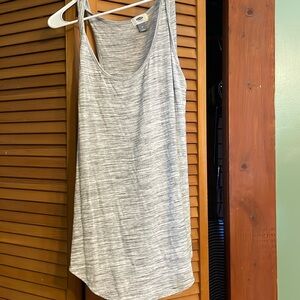 Women’s old navy grey/white tank top